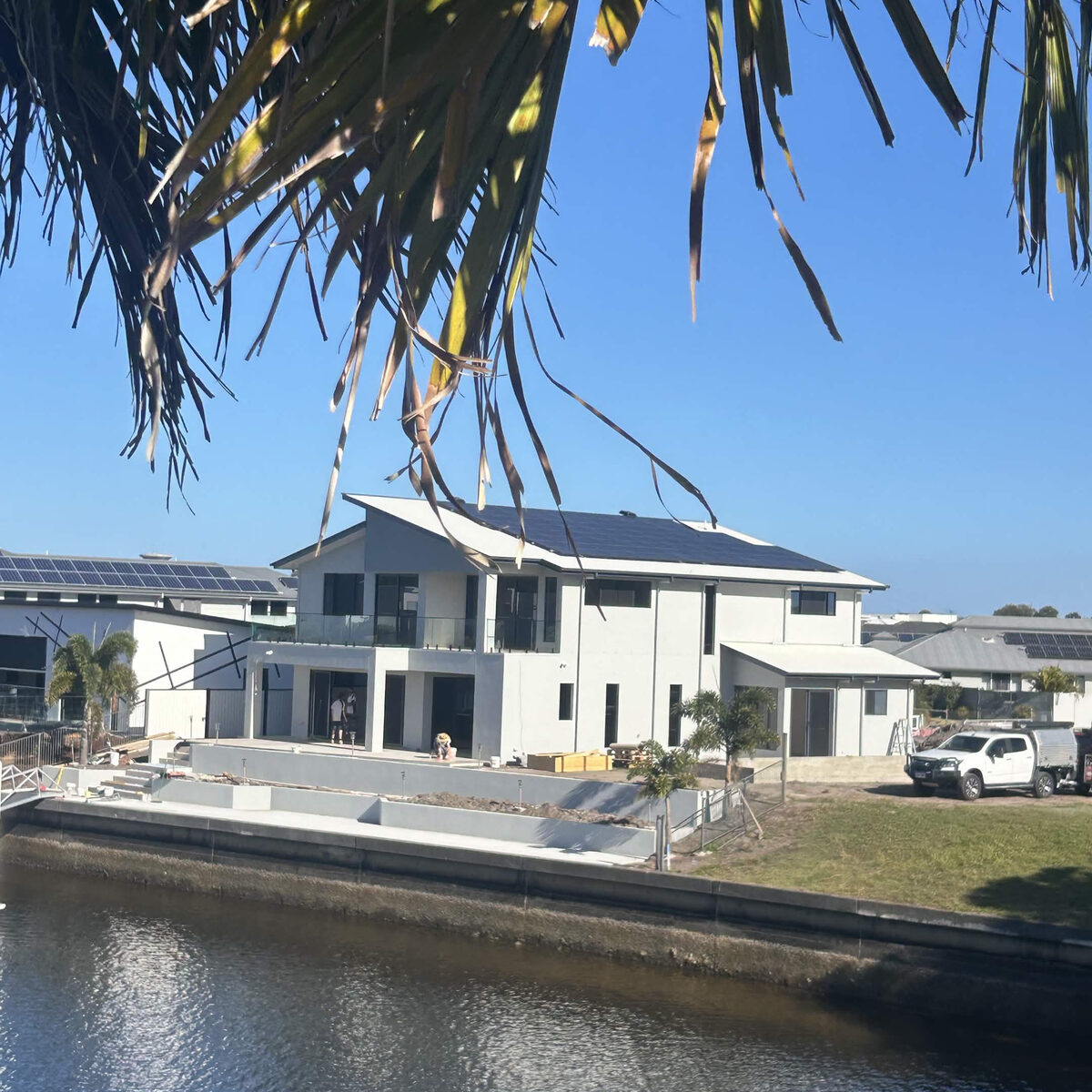 Waterfront new build rendered by Forster's Rendering