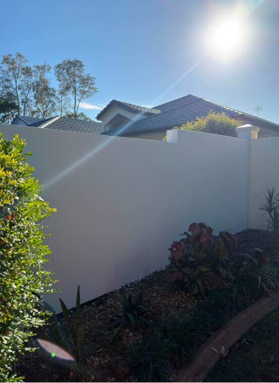 Feature wall and garden surround