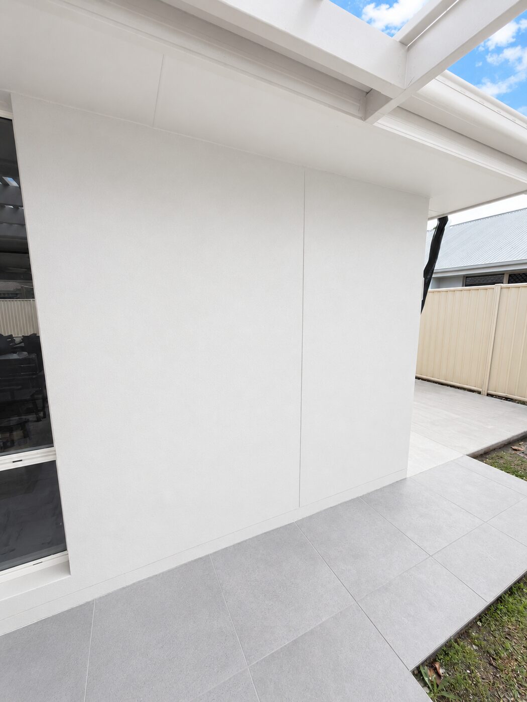 Rendered alfresco wall